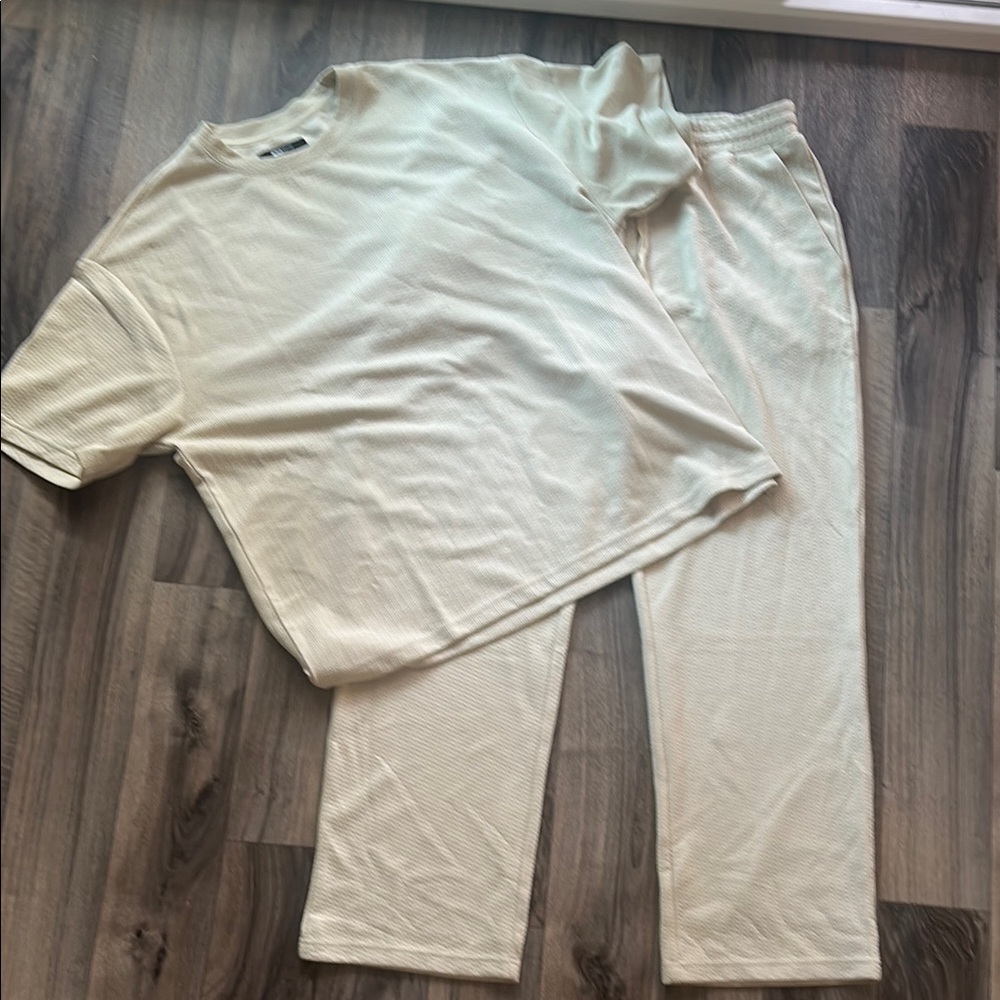 Cream Men’s Set